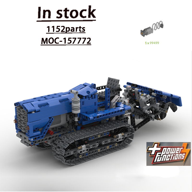 Urban Farming Agriculture - MOC-157772 Miejski Traktor Rolniczy na Gąsienicach,